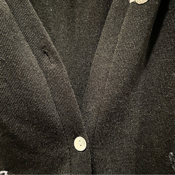 Fig & Flower Embroidered Button-Up Blouse Women's Size 1X Black Boho Cottage - Picture 10 of 10